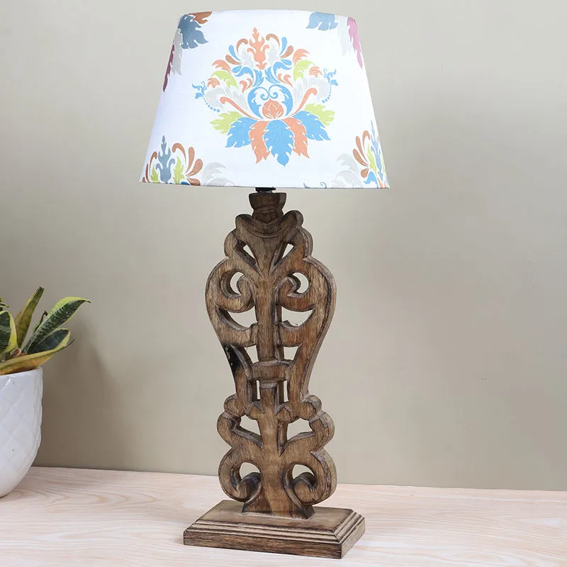 Nordlys Deco Mango Wood Table Lamp - Multicolor media 2
