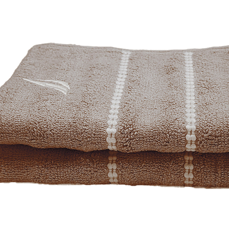 Nautica Oasis Hand Towel (Beige) - Set Of Two media 4