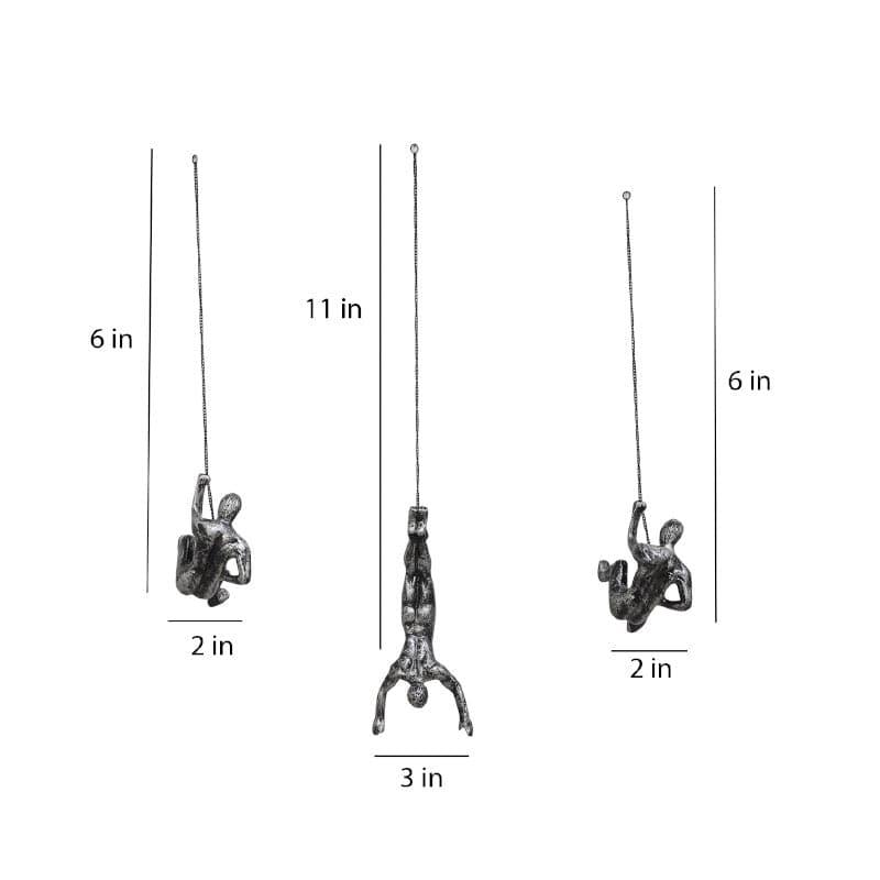 Acrobat Art Aluminium Wall Accent - Set Of Three media 4