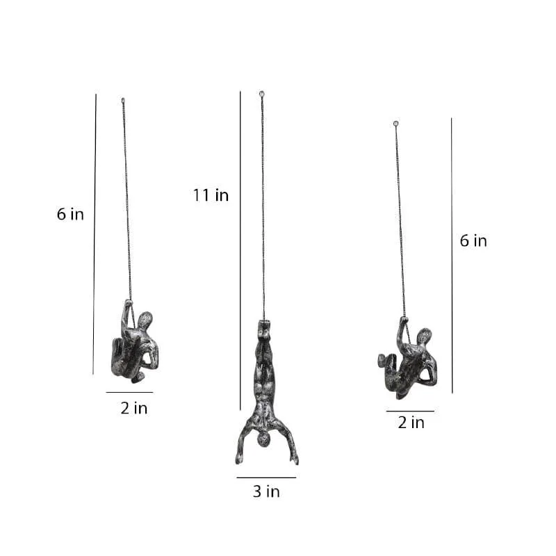Acrobat Art Aluminium Wall Accent - Set Of Three media 4