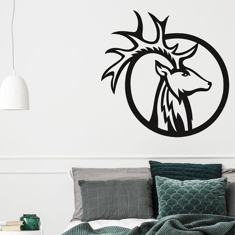 Reindeer Symbol Black