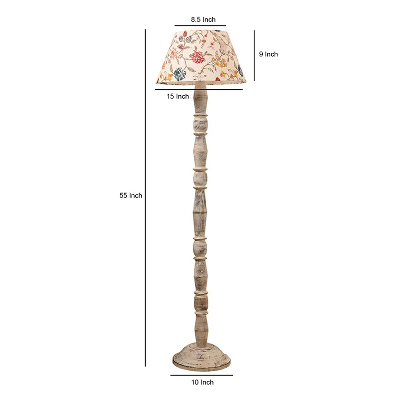 Nocturne Brown Flora Floor Lamp media 5