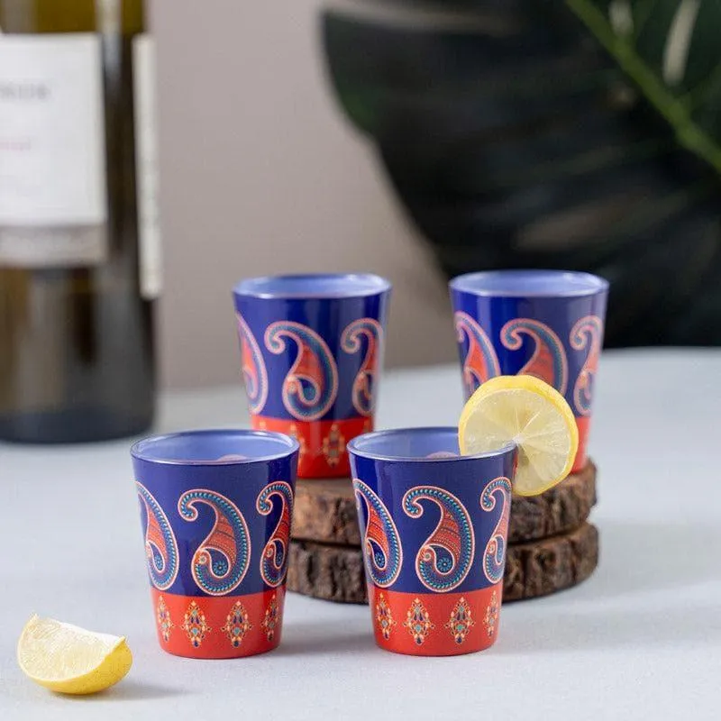 Paisley Praise Shot Glass (30 ml) - Set Of Four media 1