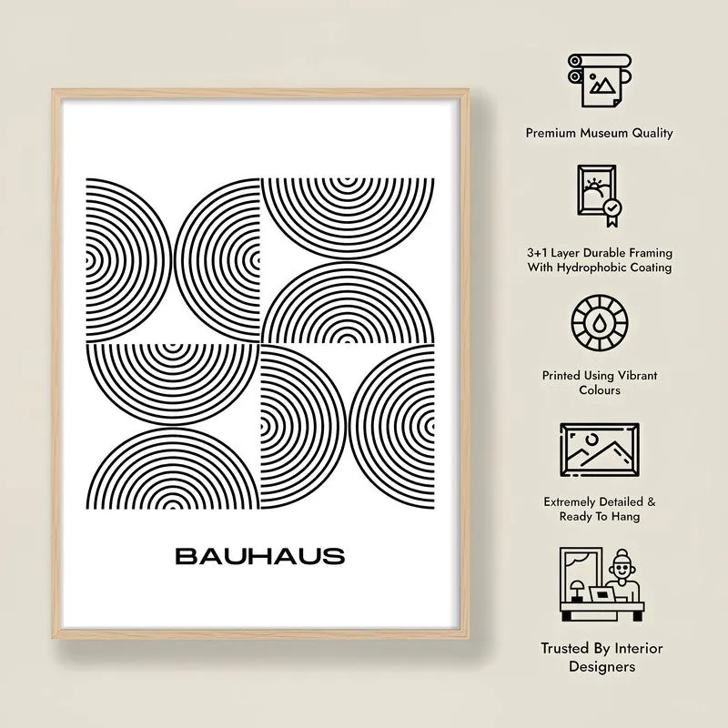 Illusion Gene Archival Canvas Wall Art - Natural Brown Frame media 8