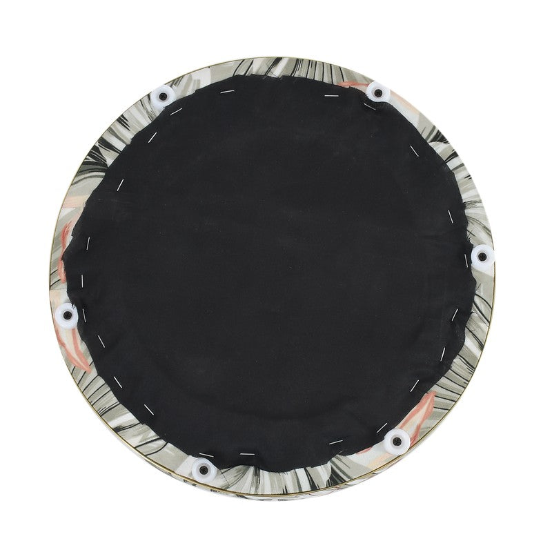 Avira Floral Velvet Pouffe - Multicolor media 6