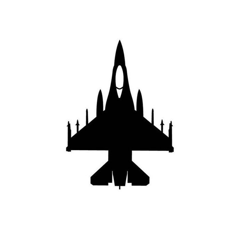 Fighter Jet Black Iron Wall Accent media 3