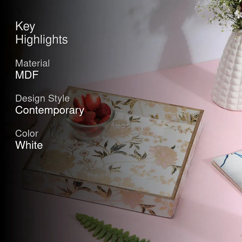 Litra Floral Serving Tray media 2