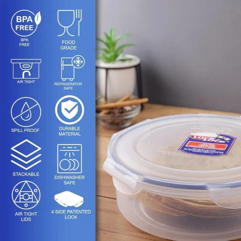 Cuzi Round Storage Plastic Container - 2500 mL media 5