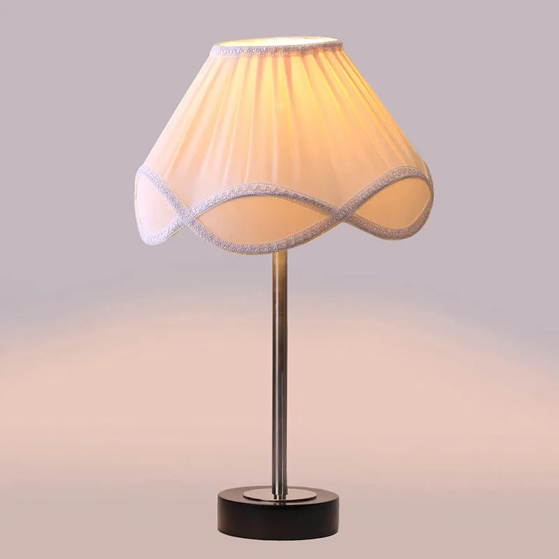 Valencia Rodin Wooden Table Lamp - OffWhite,Silver,Black media 5