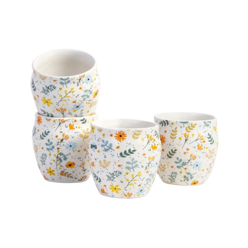 FloraSip Ceramic Kulhad ( 180 mL Each) - Set Of Four media 5