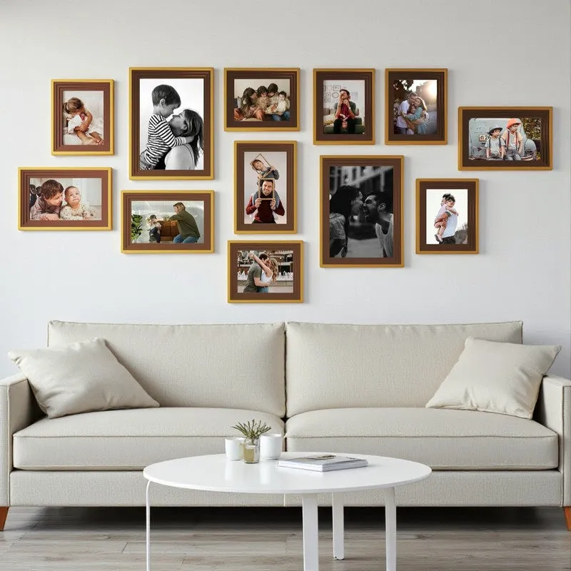 Eclectic Edge Wooden Wall Photo Frame - Set Of Twelve media 3