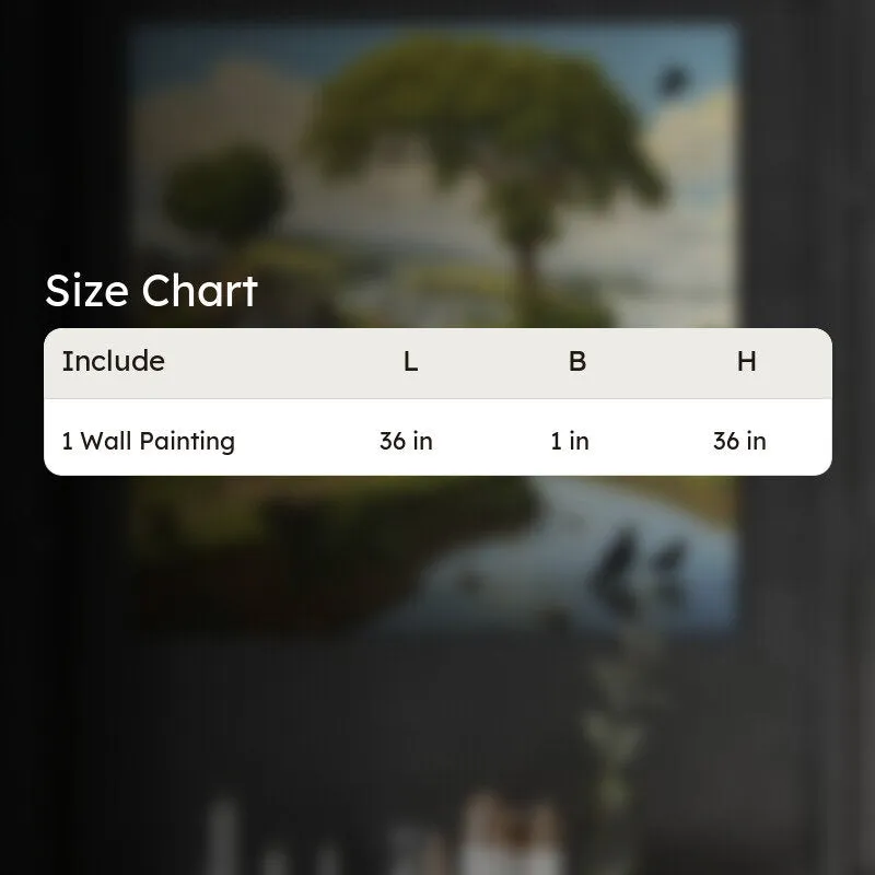 Riverside Village Charm Wall Painting media 7