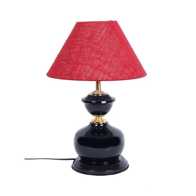 Curves Cotton Table Lamp - Pink - Red,Black media 4
