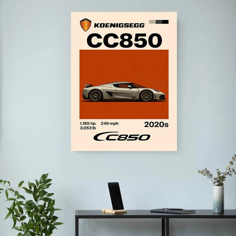 Koenigsegg CC850 Wall Poster media 3