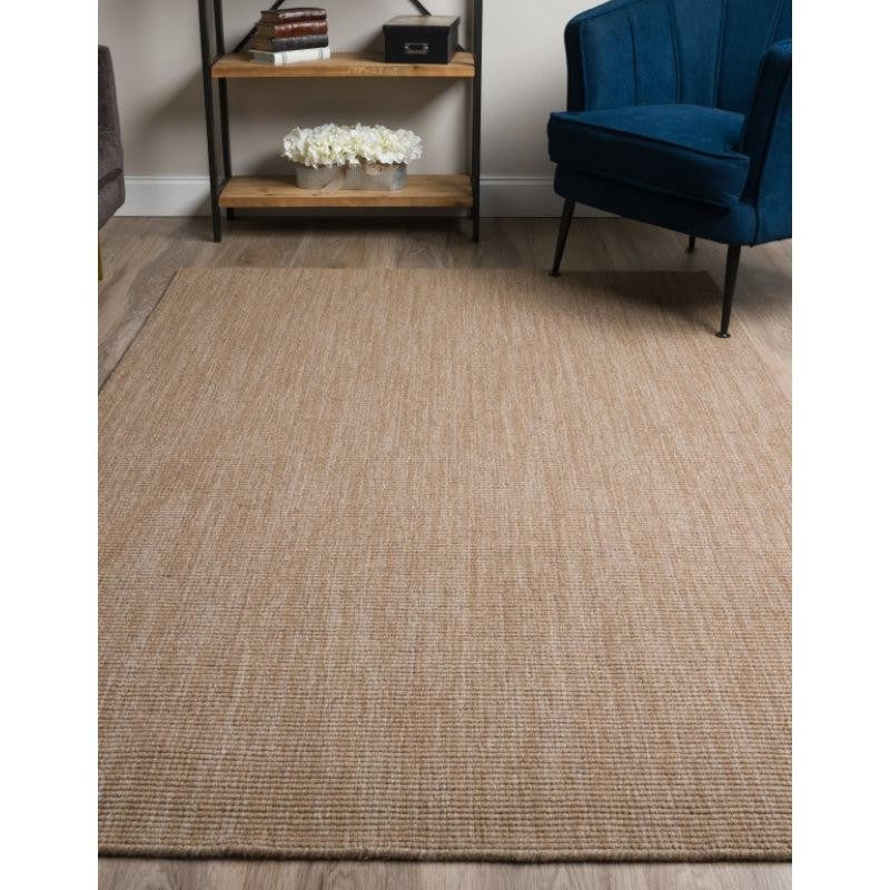 Ethereal Hand Loomed Wool Rug - Mocha media 3