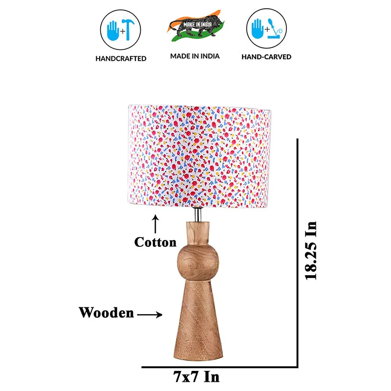 Angler Tiny Fleur Wooden Table Lamp - Multicolor media 5