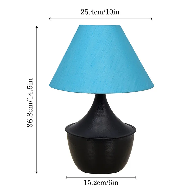 Obliqe Metal Table Lamp - Blue,Black media 5