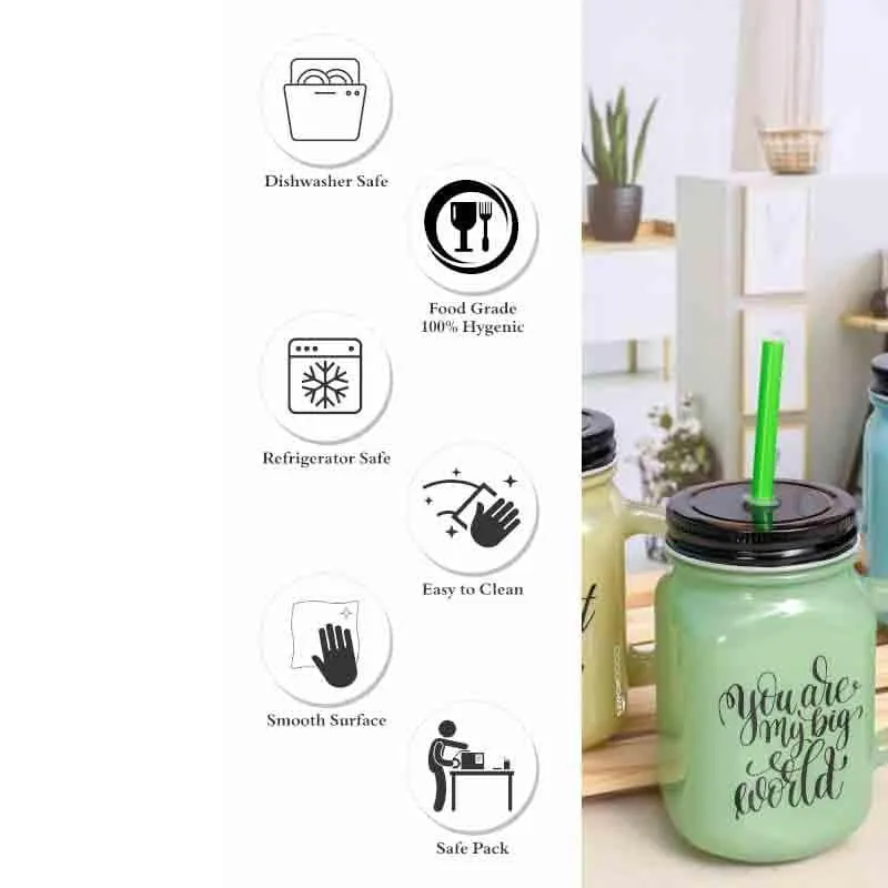 Hango Glass Coffee Mug (450 mL Each) - Set of Three media 5