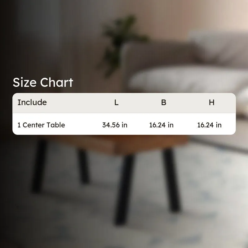 Xexon Sheesham Wooden Center Table - Brown media 11