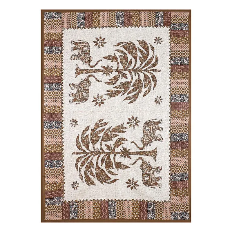 The Palmistree Diwan Set (Brown) - Six Piece Set media 4