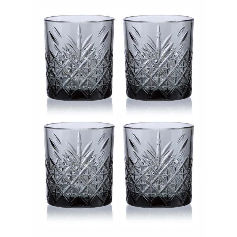 Pasabahce Billy Grey Whiskey Glass (345 mL) - Set Of Four media 5