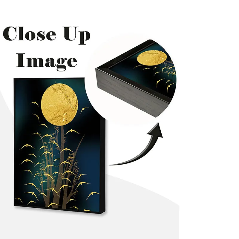 Moonlit Mist Wall Painting - Set Of Three media 5