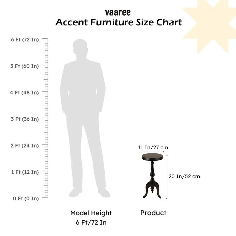 Misova Antique Accent Table - Black media 5