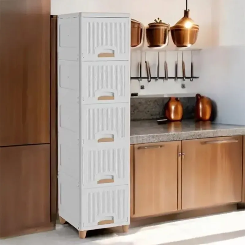 Amara Five-Tier Multipurpose Storage Organizer - Elegant White media 1