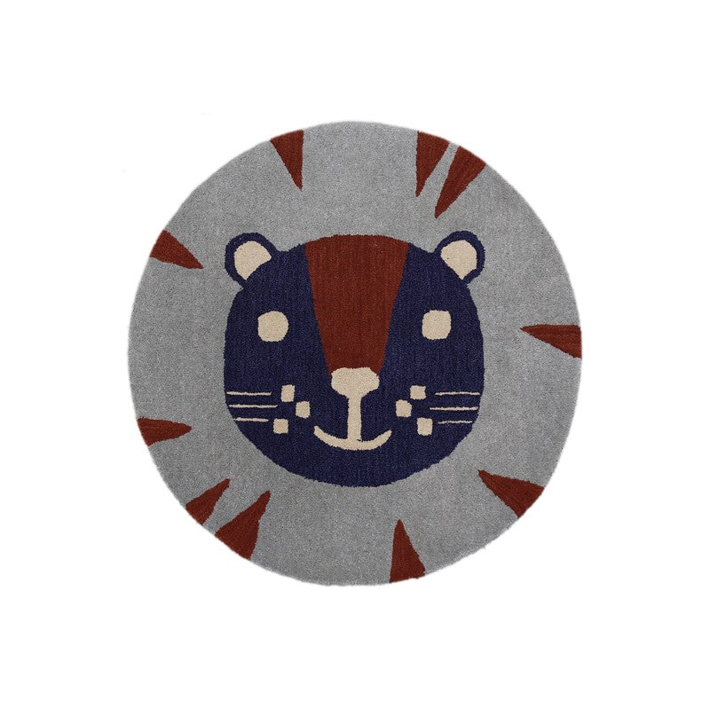 Pride King Wool Carpet - Blue,Maroon