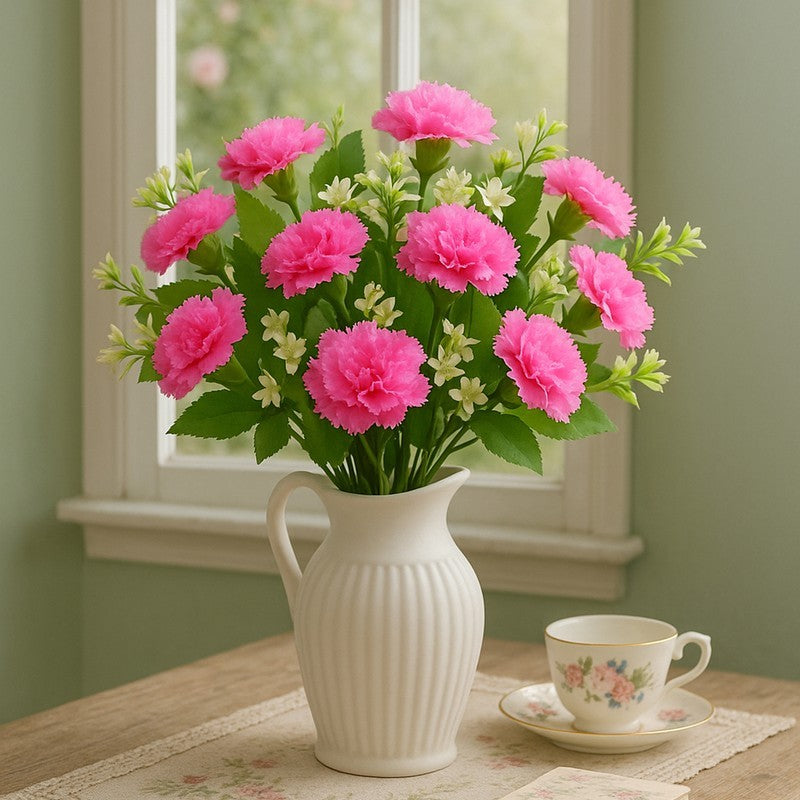 Timeless Blooms (Pink) Vibrant Artificial Bouquet - Set Of Two
