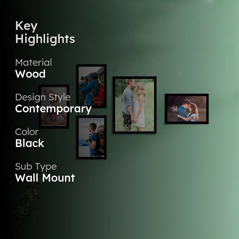 Winnifred Wall Photo Frame - Set of Five media 2