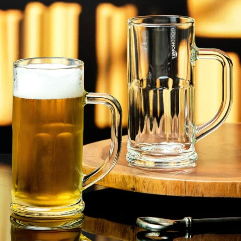 Allur Beer Mug (380 ML) - Set Of Six media 1