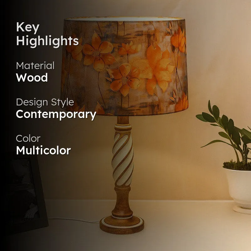 PrismShift Transform Wooden Table Lamp - Multicolor media 2