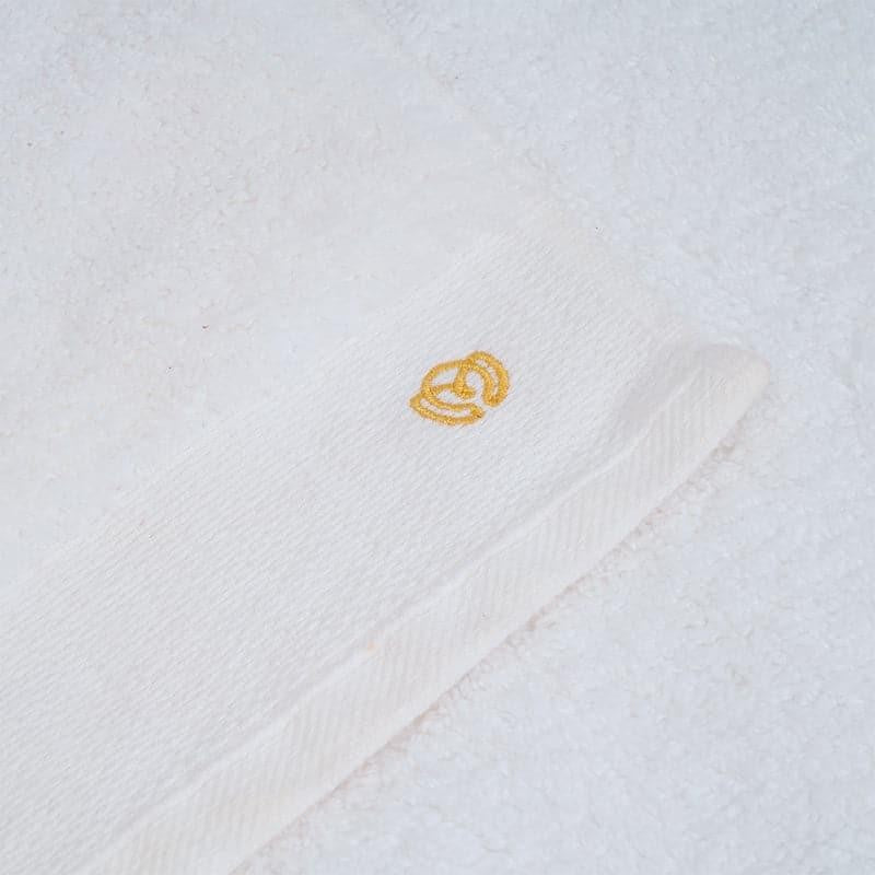 Micro Cotton Soft Serenity Solid Bath Towel - White image 4