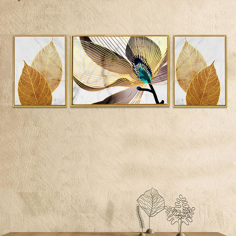 Kellia Golden Wall Art - Set Of Three