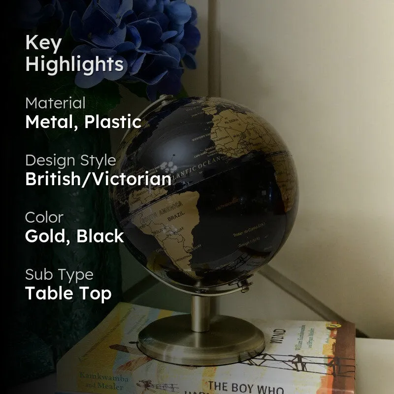 Zavro Globe Showpiece - Gold media 2