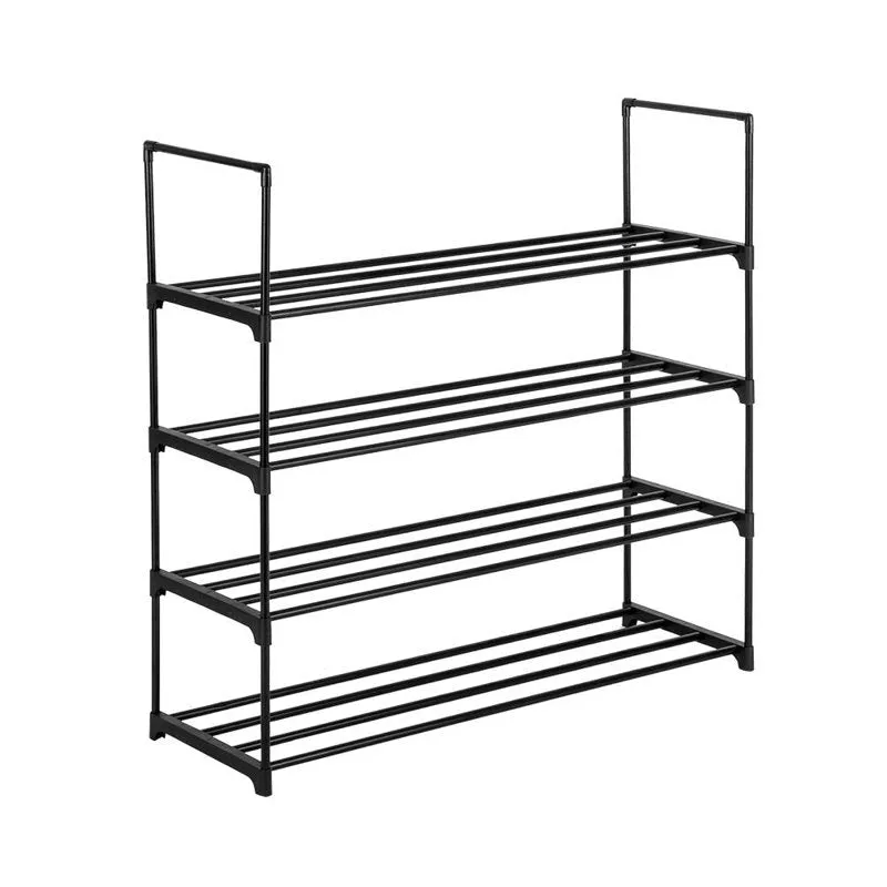 Verrtex Metal Shoe Rack - Black media 5