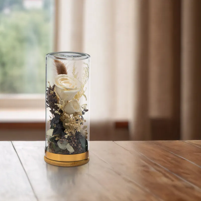 Raila Solawood Flower Bunch In Glass Tube media 3