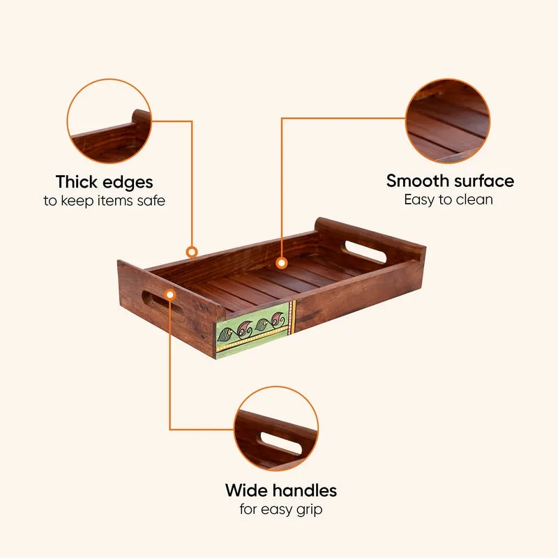 Aena Wooden Tray - Set Of Two media 8