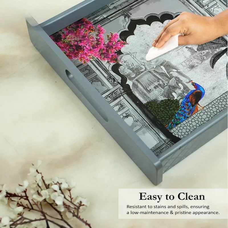 Nuvin Wooden Serving Tray media 4