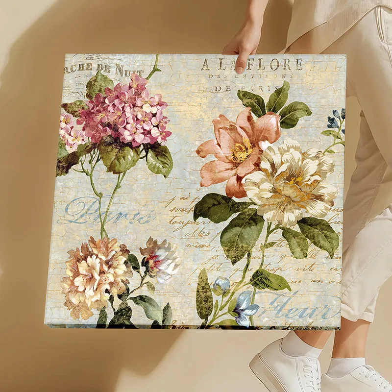 English Blooms Canvas Wall Art media 3