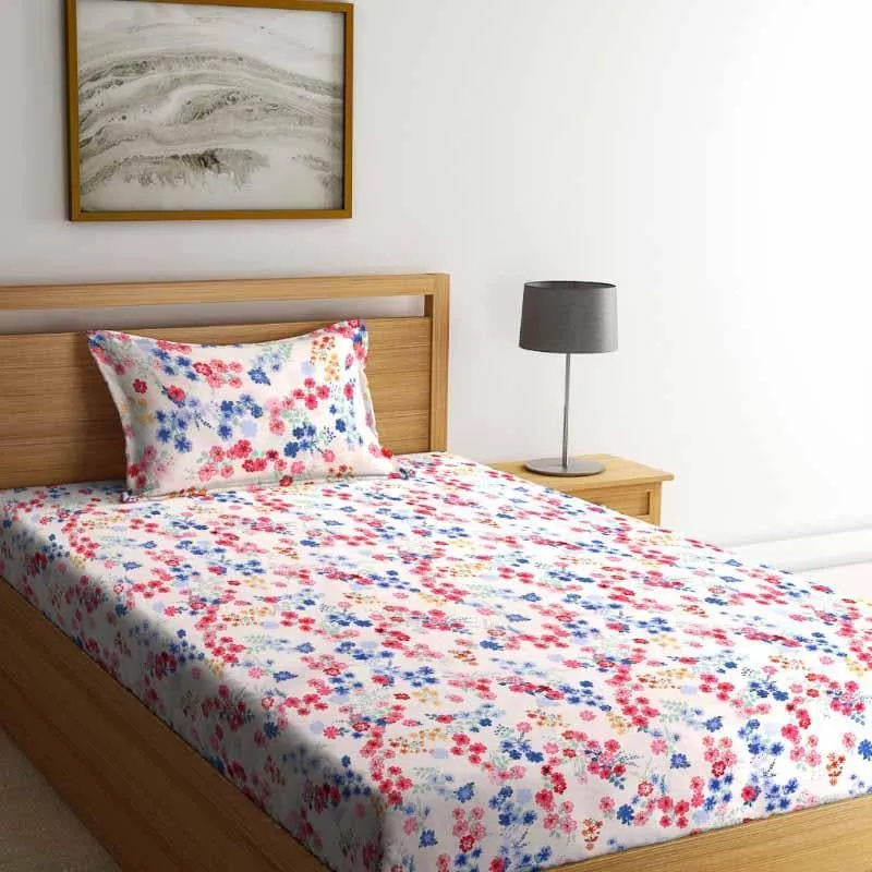 Miniature Florals Printed Bedsheet - 150 GSM media 4