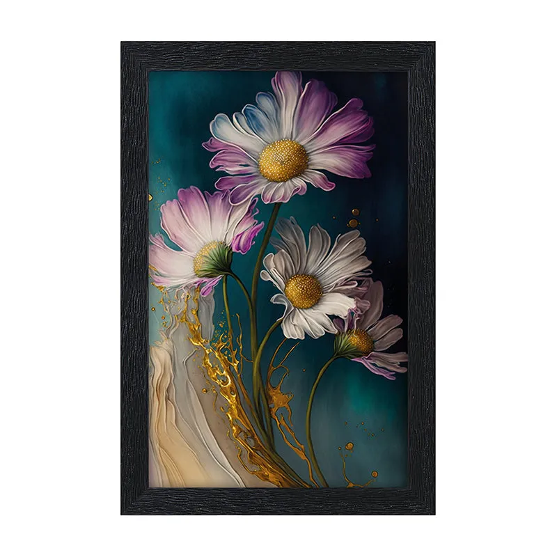 Brushed Buds Wall Painting media 5