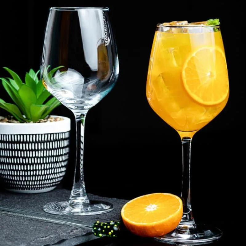 Faye Glass Tumbler (360 ML) - Set Of Six media 1
