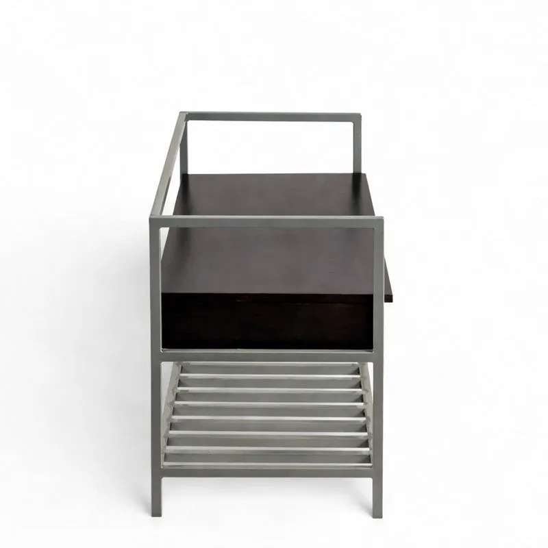 Wavex Metal Bench - Grey media 5