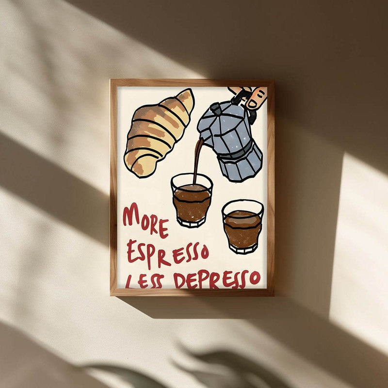 Coffee Craft Archival Canvas Wall Art - Brown media 3