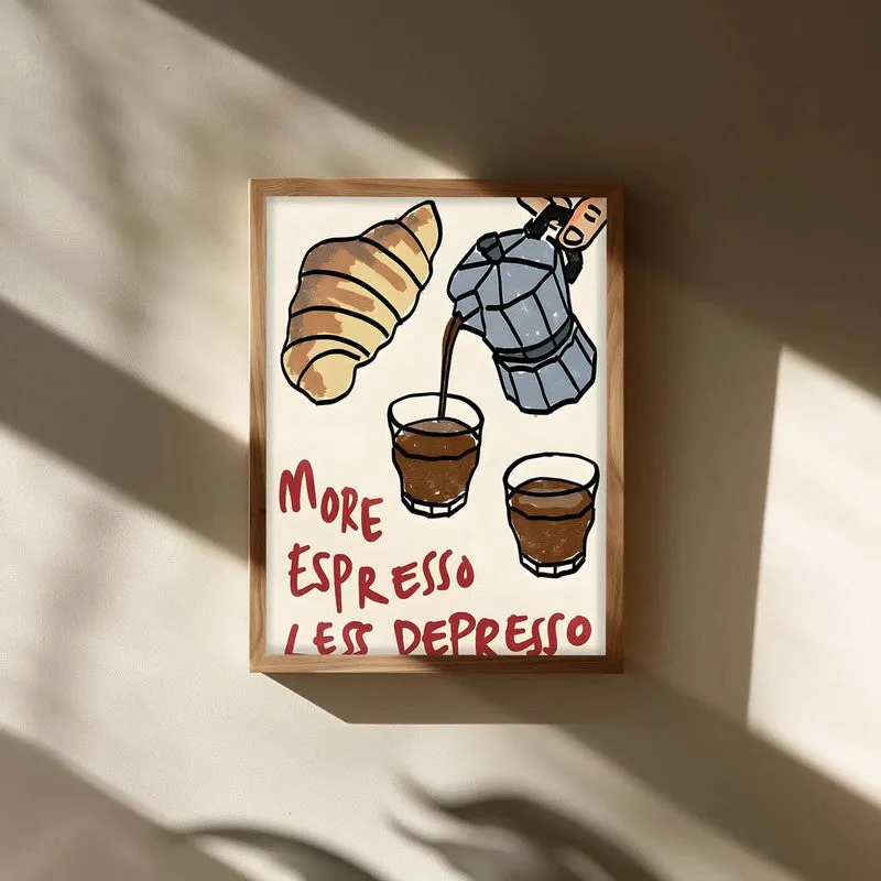 Coffee Craft Archival Canvas Wall Art - Brown media 3