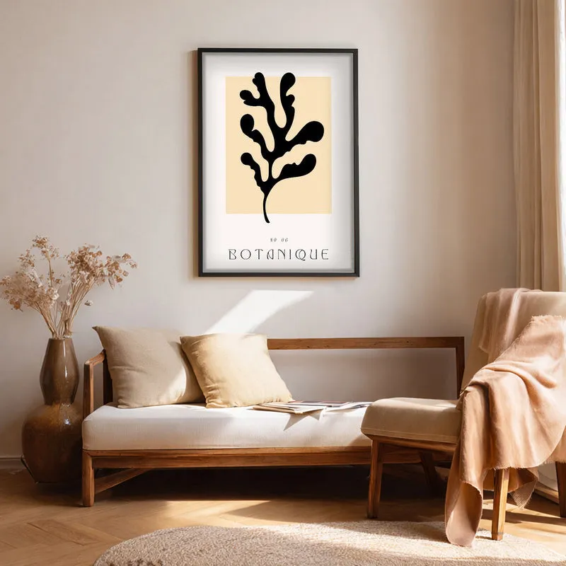 Botanica Canvas Wall Painting With Black Frame media 1