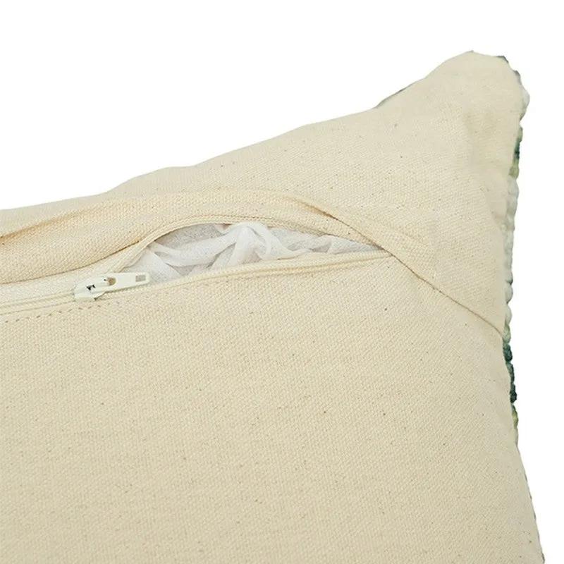 PixelMosaic Cushion Cover (Green) - Set Of Three media 6