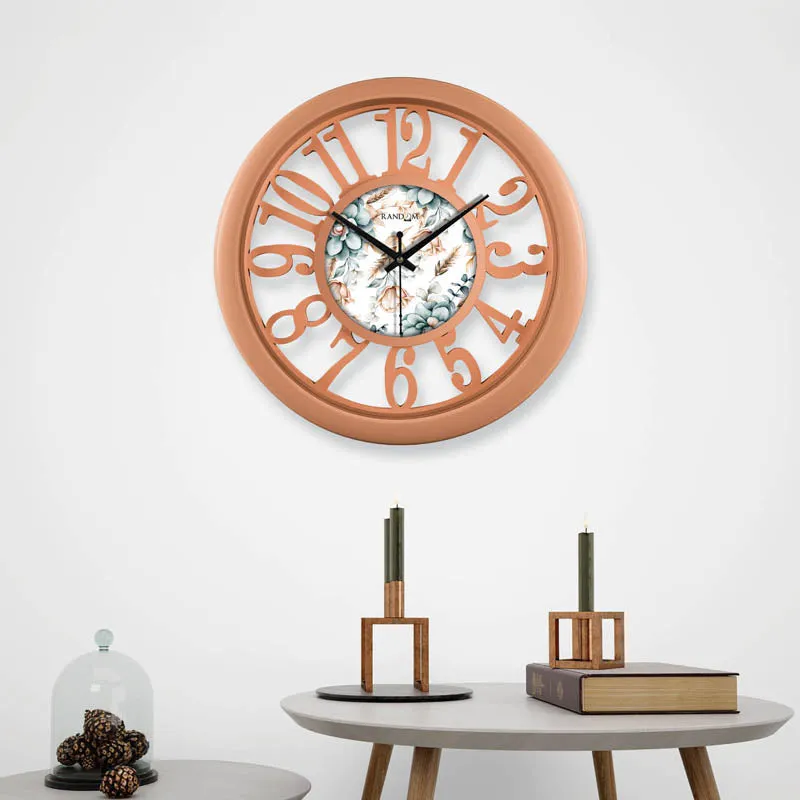 Midge Peach Wall Clock media 1